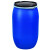 法兰桶加厚200L铁箍带盖子发酵密封桶级圆桶30升泔水化工塑料桶 120升铁箍桶（加厚）