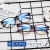 定制电焊眼镜烧焊工接防强光紫外线透明平光护目保护防打眼看手机 外黑内蓝+镜袋+镜布