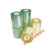 拉伸膜PVC缠绕膜包装膜打包透明自粘式嫁接膜工业膜厂家直销 宽2.5cm*25kg(约260个) 绿色