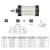 瀚时恒业 标准气缸大全大推力配件大全SC50/63x150-75-200-250-600-800-100 套装SC63-900不含气管 