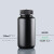 忽风黑色塑料瓶HDPE试剂瓶大小口避光防紫外线样品包装密封油墨瓶加厚 大口 250ml
