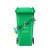户外垃圾桶商用大号餐饮厨房干湿分类240l升环卫桶带盖120L室外用 32L绿色无轮    加厚款 50L蓝色无轮加厚款可回收物