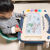 薇欧漫画板婴儿1岁早教带腿宝宝大号彩色磁性画板儿童磁力画画板 【升级版】-绿色(送2笔4印章)