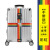 出国留学旅行行李箱绑带一字十字打包带拉杆箱捆绑带子托运加固带 经典款十字彩虹不带锁