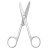 赫思迪格 实验用剪刀 不锈钢实验室剪手术剪刀 组织弯圆16cm HHW-916
