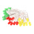 发光二极管发光二极管红绿黄蓝白色直插实验灯珠元件包 3mm红绿黄3种各20只共60只