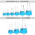 广口敞口三角烧瓶50 100 150 200 250 500 1000ml大口锥形瓶化学 加厚锥形瓶500ml带硅胶塞(套)