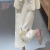 蔻线（kouxian）妈妈气质连衣裙国潮风醋绣花马甲包臀围两件套 杏色半身裙 2105 M