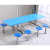 食堂餐桌椅不锈钢餐桌4人8人位学校食堂餐桌员工连体快餐桌椅组合 8人位全套不锈钢条凳