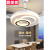 爱美者隐形风扇灯餐厅吊扇灯客厅卧室现代简约带灯一体吊灯北欧新款 48寸-七彩变光+变频遥控