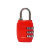 普力捷 密码挂锁 小号3位密码锁挂锁 储物柜锁 红色