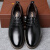 波图蕾斯(Poitulas)加绒保暖商务休闲皮鞋男士英伦系带休闲鞋舒适板鞋低帮靴子男 1181 黑色(加绒) 44