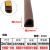 D型半圆胶条电柜门窗配电箱实心自粘橡胶密封条三元乙丙发泡防水 7*20mm半圆背胶