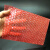 定制小号红色防静电全新料气泡袋泡泡袋加厚防震包装膜批发泡沫袋 13*15厘米(1000只)