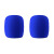 HNAY适用于纯麦Q1海绵话筒套罩麦克风套罩防喷罩比亚迪/华为/Q1/X2/S2 适用纯麦蓝色海绵套2个厚款