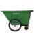 景泰400L塑料环卫垃圾车 大型垃圾桶小区物业学校手推保洁清运车环卫车 400L绿色（无盖）