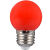 度佳行彩色小球泡户外室内装饰红橙黄绿白蓝紫光节能灯泡27螺卡口3 E27螺口紫光LED小球泡-1W 5W 其它