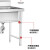 新特丽 不锈钢水槽 1.0厚三池【145*50*80cm】商用落地加厚食堂厨房酒店带水龙头洗菜洗碗池带饭店支架洗手池存储池