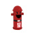 卡通垃圾桶大号带盖幼儿园儿童户室外消防栓创意分类商用果皮箱 红色大号100cm