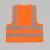 反光背心建筑工人马甲驾校反光衣环卫清洁道路施 荧光橙反光条增加