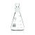 玻璃具塞三角烧瓶 磨口锥形瓶带刻度高硼硅玻璃烧瓶 25ml
