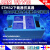 STM32 JLINK V9 V11 ARM通用能开发仿真下载器调试编程烧录器 V9小蓝标配+转接板