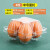加厚鸡蛋包装盒一次性鸡蛋托塑料透明皮蛋咸鸭蛋托盘吸塑收纳盒子 加厚蛋托8枚中号(100个)