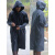 适用于制式雨衣户外长款全身加大雨披防暴雨成人男女士连体雨衣一 藏青色 XL