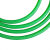 pu圆皮带圆条聚氨酯工业传动带圆形带o型带TPU棒橡胶条牛筋实心绳 绿色粗面3mm(1米价)