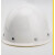 梓萤岔V型圆型夏季透气工地建筑工人施工消防安全帽监理领导防砸安全帽 白色-钢钉扣