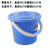 加厚耐摔红桶大容量手提塑料水桶洗衣桶泡脚钓鱼桶家用熟胶储水桶 蓝色豪华桶15L（33*29.5）