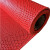 塑料pvc防滑地垫镂空隔水垫厨房浴室厕所防滑垫室外商 红色[44.5mm厚普通] 0.9米宽*3米长[整卷]