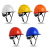 安全帽工地男ABS建筑工地加厚施工电工透气盔国标领导监理定制 蓝色
