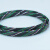 蛇皮网6mm三织加密型PET编织网尼龙网避震网护线网套线网管工业品 黑色