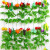 仿真水果藤条葡萄叶树叶绿叶塑料植物水管道假花藤蔓吊顶饭店装饰 大叶小葡萄1包（5条）