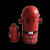 户外消防栓灭火栓卡通保护罩子加厚防雪防冻防雨水泵接合器室外套 宽*60cm高