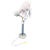 微型螺旋型风力发电机 阿基米玫瑰型模型微风启动 科学实验发电灯 颜色定制请联系客服