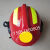 承琉定制17统型抢险救援头盔ABS应急救援消防安全帽防砸耐冲击防火地 红色头盔灯架