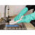 丁腈乳胶家务劳保洗碗防水耐油防滑机械工业防化工作橡胶手套 蓝色五双装 XL