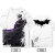 绛衫DC电影联名短袖T恤男正义联盟蝙蝠侠超人小丑周边男童潮流衣服夏 短袖图案1 100cm