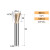钨钢铝用合金子口旬刀HDK燕尾槽铣刀45度60度CNC数控 1/4*1254