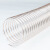 跃励工品 pu钢丝软管 木工机械软管透明吸尘通风管  内径19mm*壁厚3mm 一米价