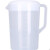 20005000ml量杯量桶级塑料透明带刻度厨房烘焙奶茶加厚 2500毫升粉盖