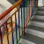 儿童楼梯防护网阳台彩色装饰网防坠网护栏网宝宝隔离网安全防攀爬 彩色0.8米高9米长