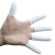 厚创 乳胶手指套 一次性工业橡胶劳保 美容美甲粉笔点钞手指套 白色(手卷) 中码/400个