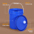 特厚工业级水桶塑料桶密封桶油漆桶油墨桶胶桶桶小桶大桶机油桶带盖带提手L升KG公斤 20L-黄色特厚（带油嘴盖）