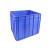 塑料水箱塑料桶水产箱物料盒零件盒整理框水桶方形 90K白色6745355cm