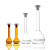 JESERY玻璃容量瓶 化学实验定量摇瓶定容瓶100ml透明（PE盖）