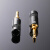 NEUTRIK原装YS231-BG立体声耳机3.5mm小三芯插头焊接发烧 AVSSZ3.5头银镀金 尾孔6mm