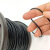 黑色包塑钢丝绳 304不锈钢细钢丝绳2mm1mm1.5mm3mm4mm5mm 黑色包塑钢丝绳5mm(10米)